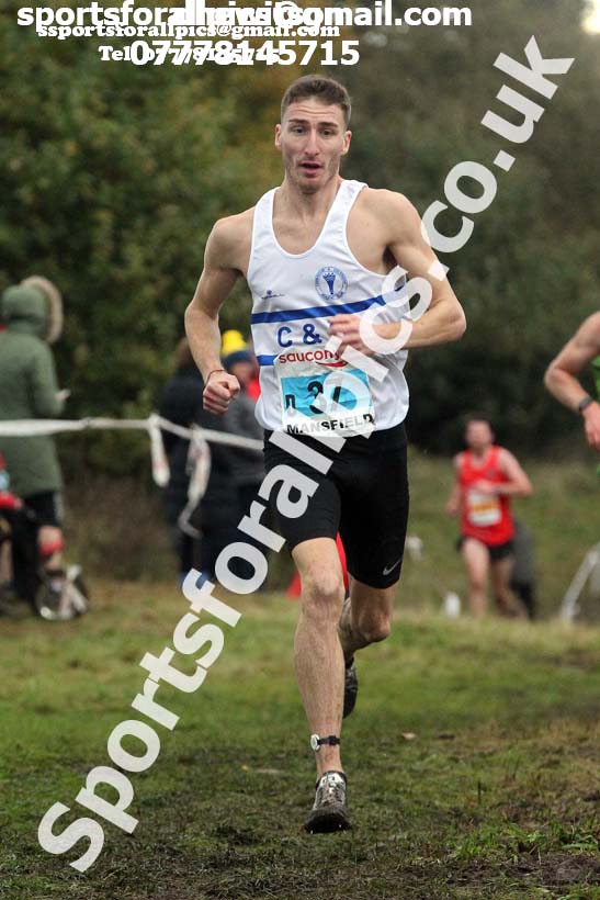Senior men, National Cross Country Relay Champs., Berry Hill Park, Mansfield.  Photo: David T. Hewitson/Sports for All Pics